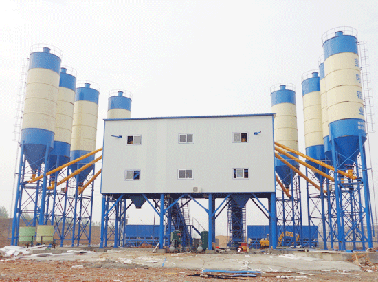  Jianxin 120 concrete mixing plant ＂private custom＂ successf