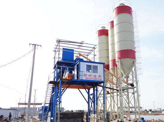 Case of HZS60 concrete mixing station in Yancheng, Jiangsu