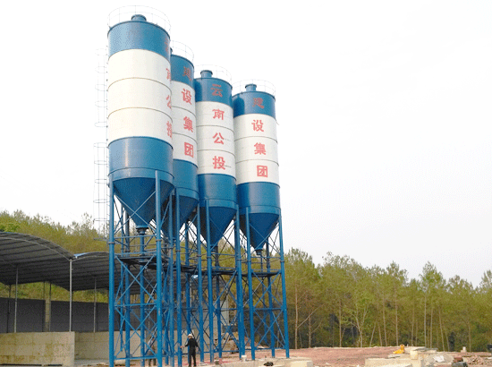  Customer scene of Puer 120 concrete mixing station, Yunnan
