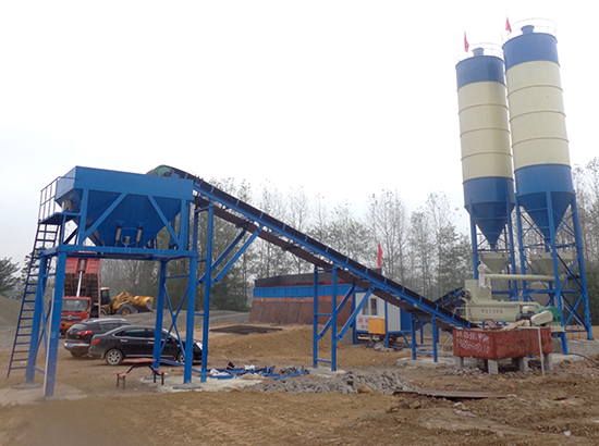Site Case of 500-ton Stabilized Soil Mixing Plant in Hunchun