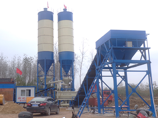 Site Case of 500-ton Stabilized Soil Mixing Plant in Hunchun