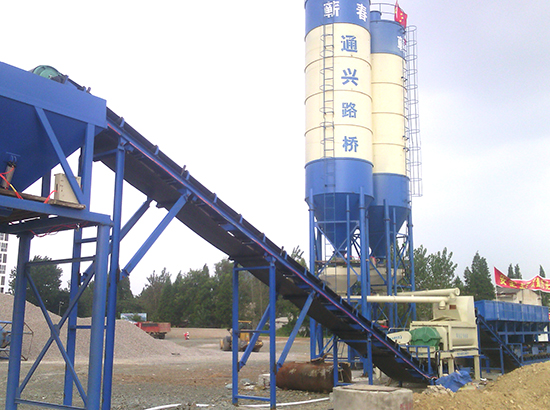 500 tons Stabilized Soil Mixing Plant Field Case in Wuhan