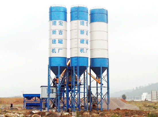 Case of HZS90 concrete mixing station in Bijie, Guizhou