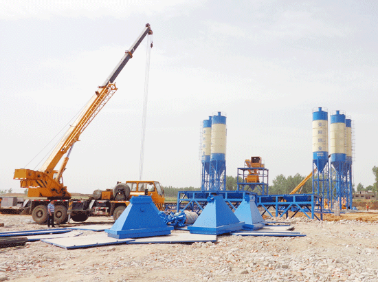 Case of HZS120 concrete mixing station in Nanyang, Henan