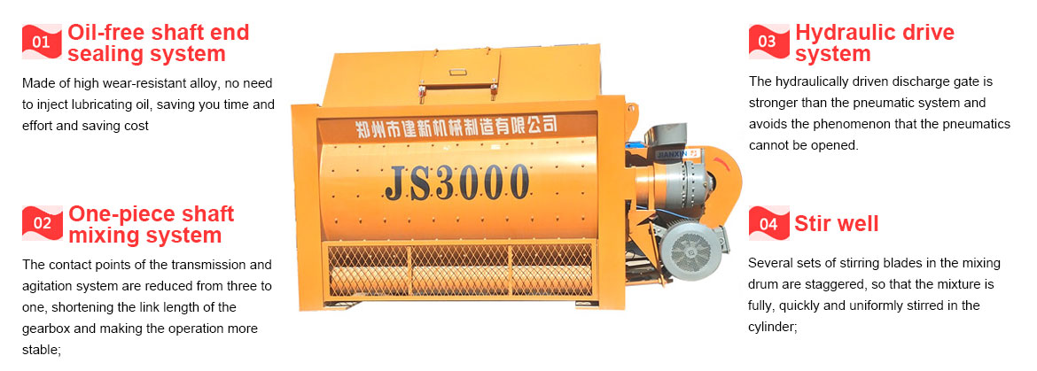 JS3000 concrete mixer