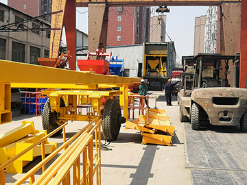  The YHZS50 mobile concrete mixing plant which was ordered by Nigerian customers and produced by Zhe