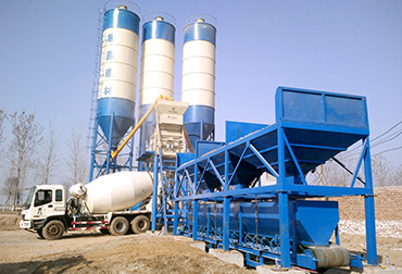 Heze 75 concrete mixing plant