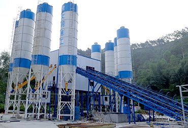 Yunfu 14 bur concrete mixing plant