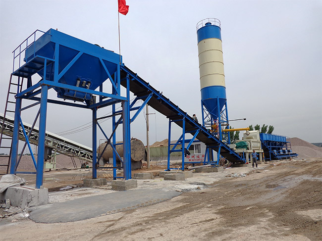 Zhengzhou Jianxin 600T stabilized soil mixing plant equipment is put into operation in Mengzhou,Jiaozuo