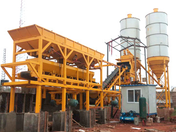 YHZS35 Mobile concrete batching plant