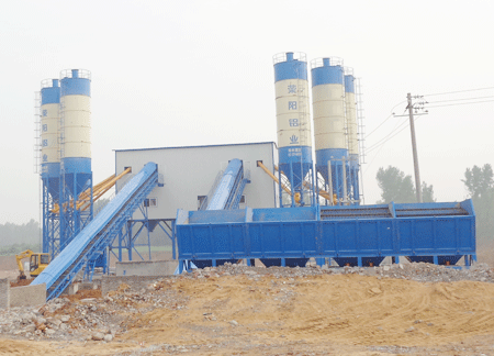  Jianxin 120 concrete mixing plant ＂private custom＂ successf