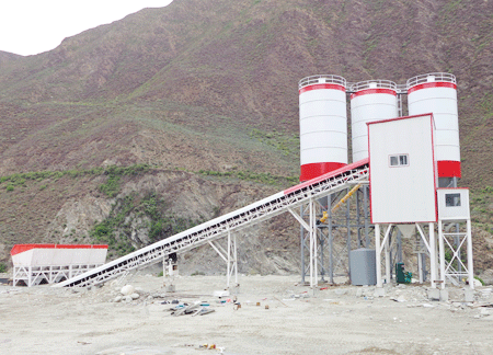  Lhasa HZS120 concrete mixing station