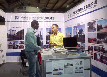 Jianxin brand mixing plant equipment participated 2015 South