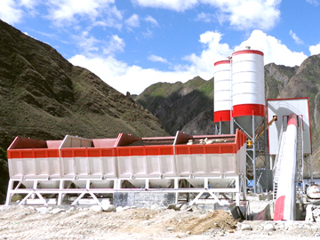 HZS120 concrete batching plant