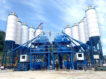 HZS180 concrete batching plant