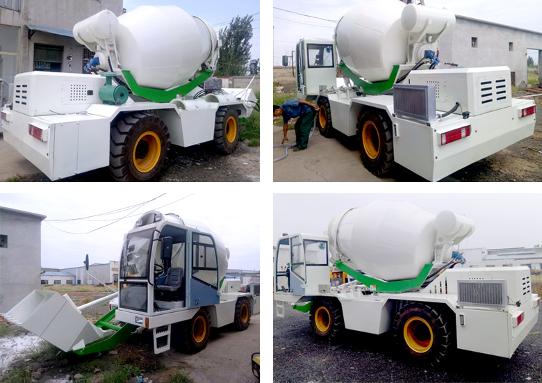 2.5 cubic meter self-loading mixer