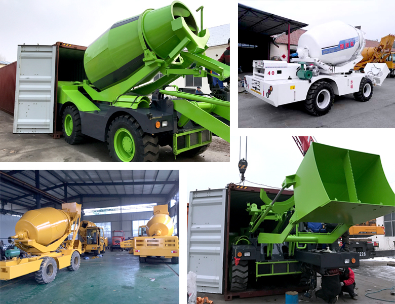 4 cubic meter self-loading mixer