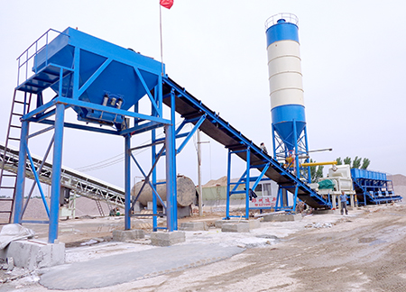 600 tons of stabilized soil mixing plant in Qi County, Mengz