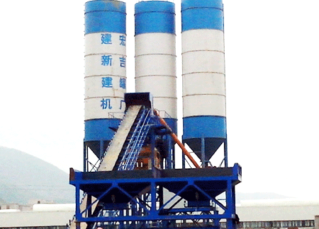 Case of HZS90 concrete mixing station in Bijie, Guizhou