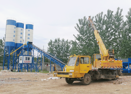 Case of HZS60 concrete mixing station in Zhoukou, Henan