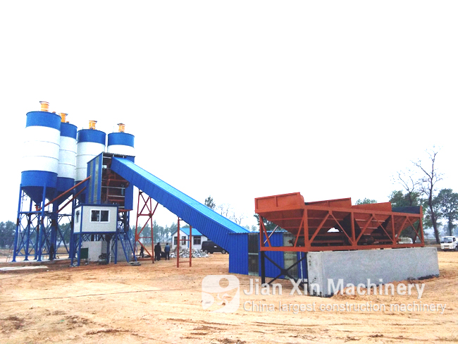 90 concrete mixing plant