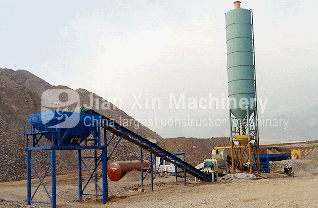 stable soil mixing station