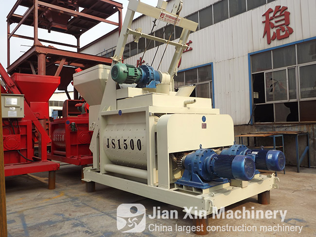 What is the JS1500 compulsory concrete mixer prices for sale?(图2)