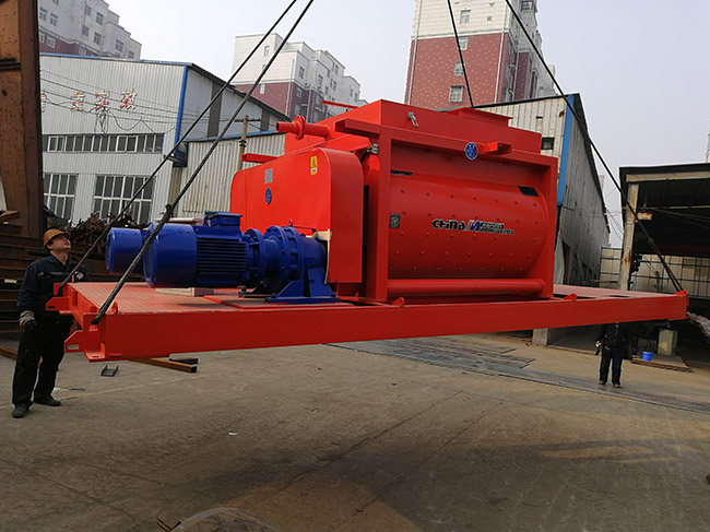 The third set of HZS60 concrete mixing plant of Jianxin Machinery entered Uzbekistan.