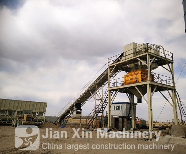 180 concrete mixing plant manufactured by Zhengzhou Jianxin Machinery