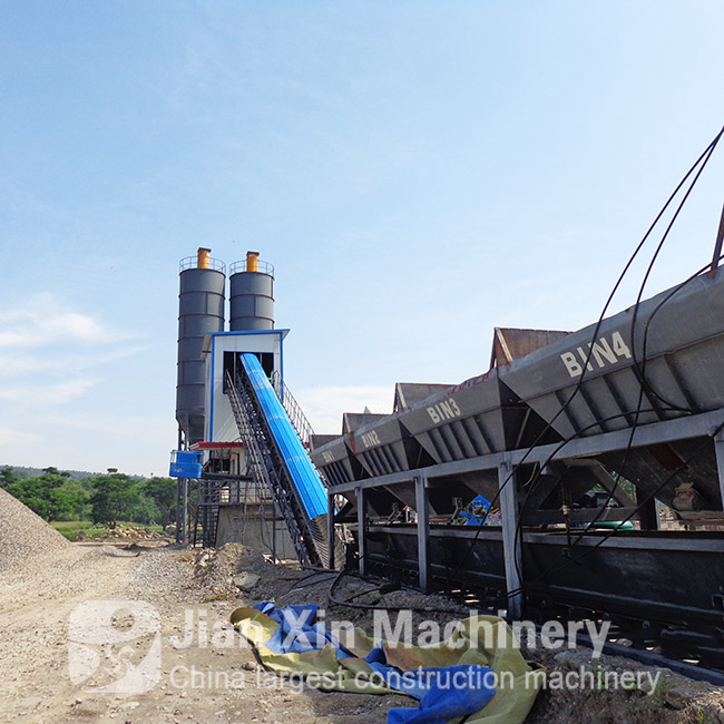 Zhengzhou jianxin machinery's HZS60 concrete mixing plant supports the Philippines' infrastructure.
