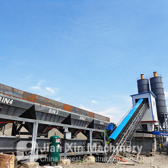 Zhengzhou jianxin machinery's HZS60 concrete batching plant supports the Philippines' infrastructure.