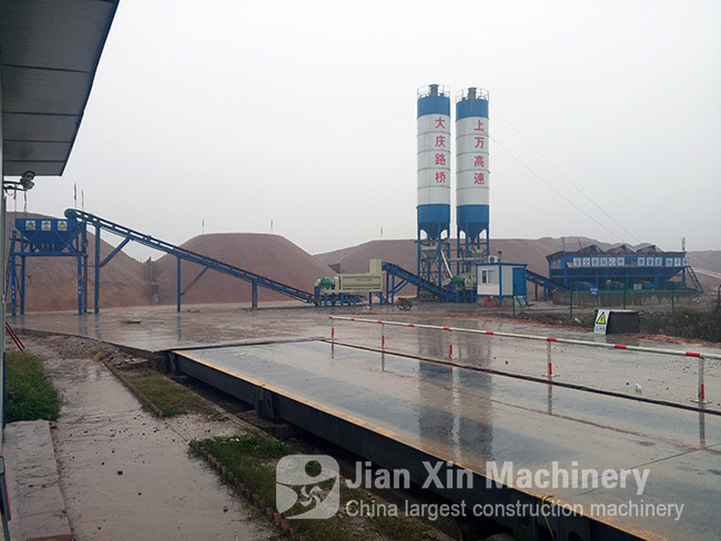 The 600 tons stable soil mixing plant produced by zhengzhou jianxin machinery has entered nanchang, jiangxi province, China again.
