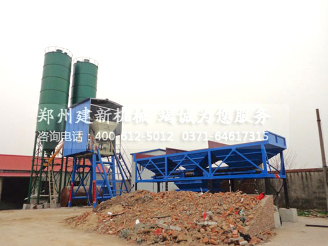 The material feeding sequence in the production process of concrete mixing plant is particular(图1)