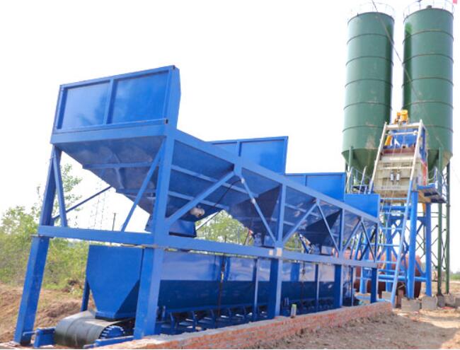  Equipment configuration of 75 square concrete mixing plant(图1)