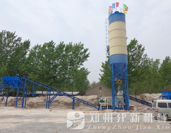  How much space does it take to build a set of engineering mixing plant equipment(图1)