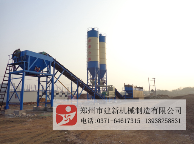  How to build the main foundation when the concrete mixing plant is installed(图1)