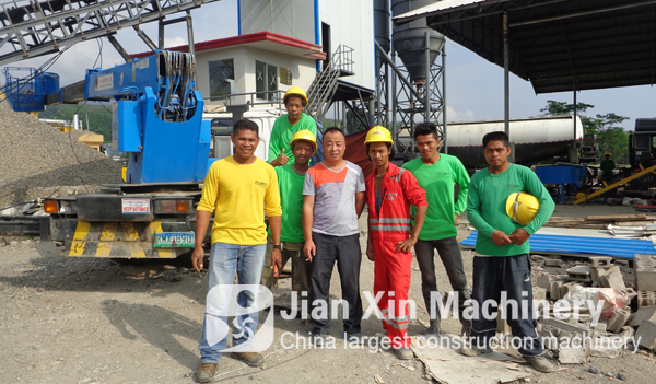 60m3/h concrete batching plant